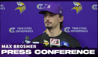 Max Brosmer Talks Giants Game, Starting Against Lions, J.J. McCarthy & Vikings Quarterback Room