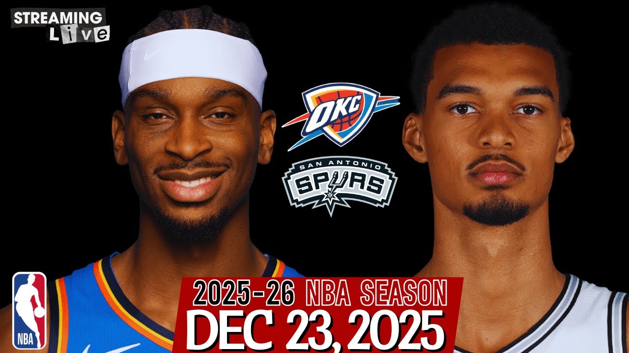 (LIVE) SGA vs WEMBY | Oklahoma City Thunder vs San Antonio Spurs NBA Live Stream