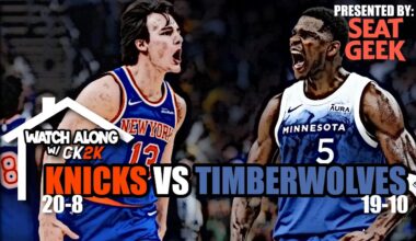NEW YORK KNICKS VS MINNESOTA TIMBERWOLVES LIVE PLAY BY PLAY! | WATCH ALONG W/ CK2K