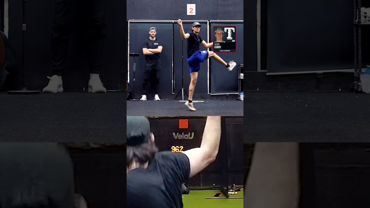 Texas Rangers RHP Aidan Curry Throws 97.9 MPH