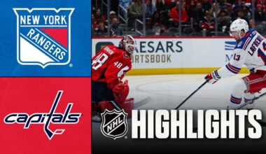 Rangers vs. Capitals | NHL Highlights | December 23, 2025