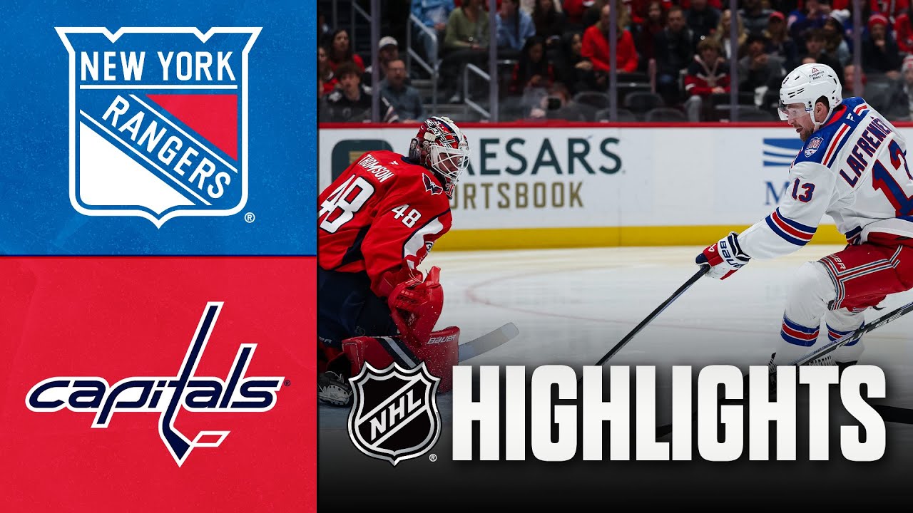 Rangers vs. Capitals | NHL Highlights | December 23, 2025