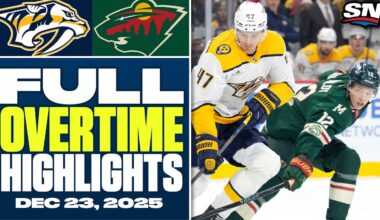 Nashville Predators at Minnesota Wild | FULL Overtime Highlights - December 23, 2025