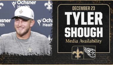 Tyler Shough on Cam Ward, pre-snap growth | New Orleans Saints