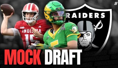 Las Vegas Raiders 2026 3-Round Mock Draft | FERNANDO MENDOZA or DANTE MOORE?