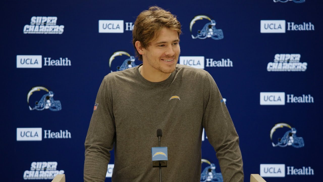 Justin Herbert On Clinching Playoffs & Texans | LA Chargers
