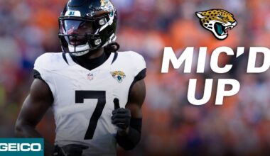 Brian Thomas Jr. MIC'D up in Week 16 vs. Broncos | Jacksonville Jaguars