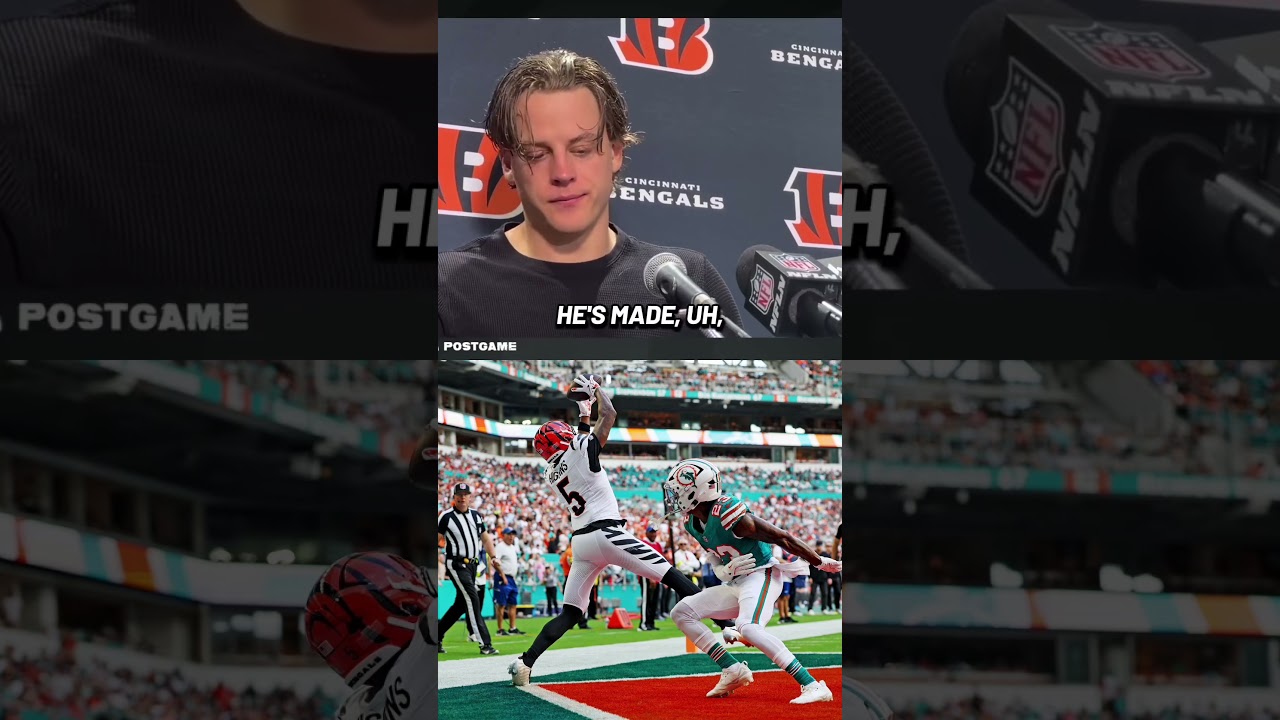 Joe Burrow with BIG praise for Bengals Star Receiver Tee Higgins