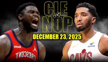 Cleveland Cavaliers vs New Orleans Pelicans Full Game Highlights – December 23, 2025 | NBA Season