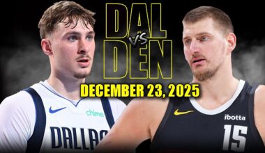 Dallas Mavericks vs Denver Nuggets Full Game Highlights – December 23, 2025 | NBA Season