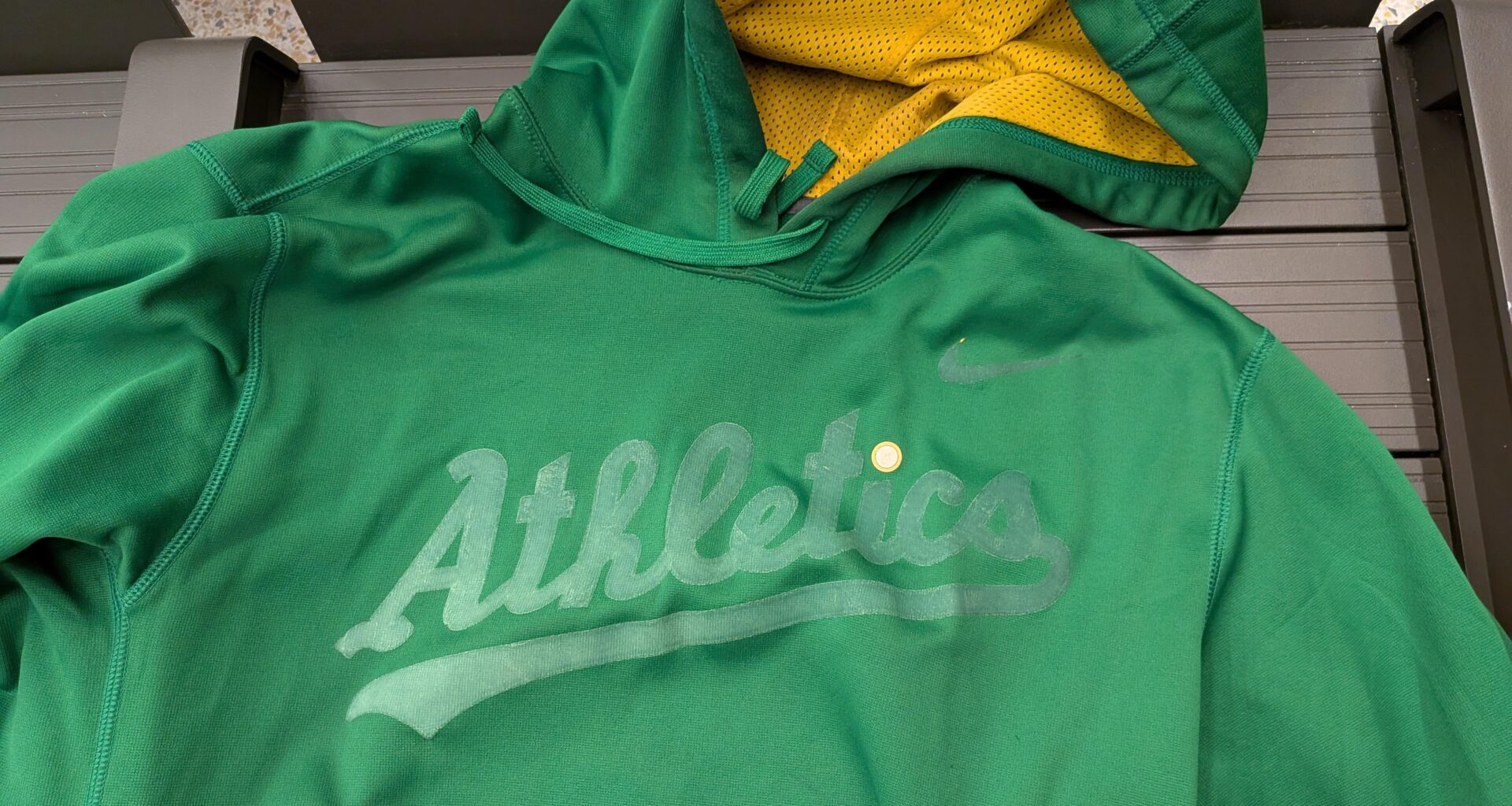 Old Nike hoodie faded