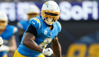 Denzel Perryman's appeal denied, will miss Chargers' final 2