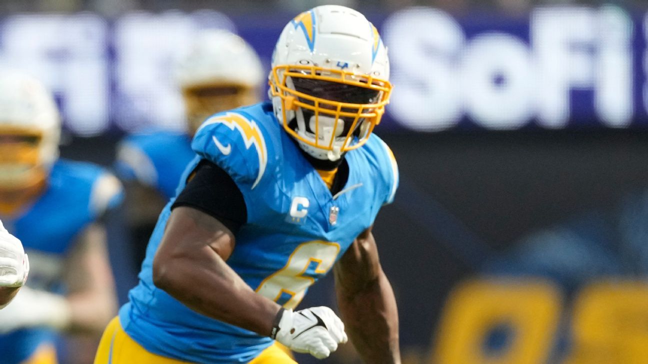 Denzel Perryman's appeal denied, will miss Chargers' final 2