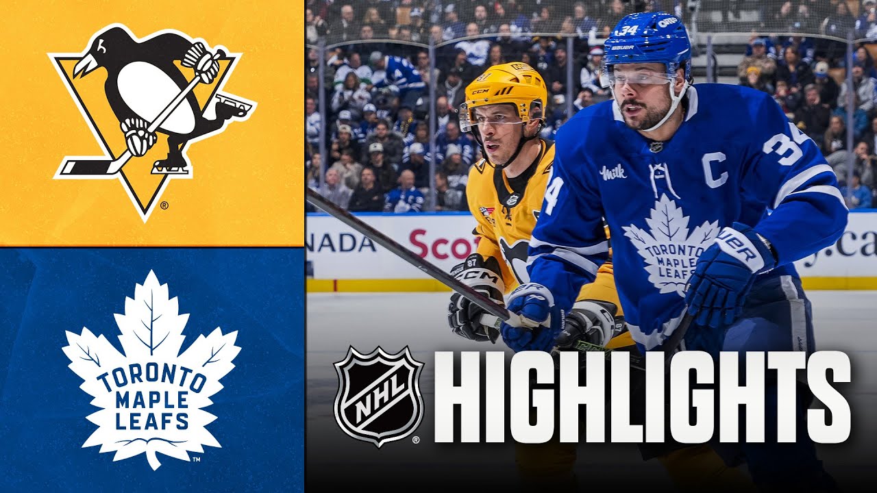 Penguins vs. Maple Leafs | NHL Highlights | December 23, 2025