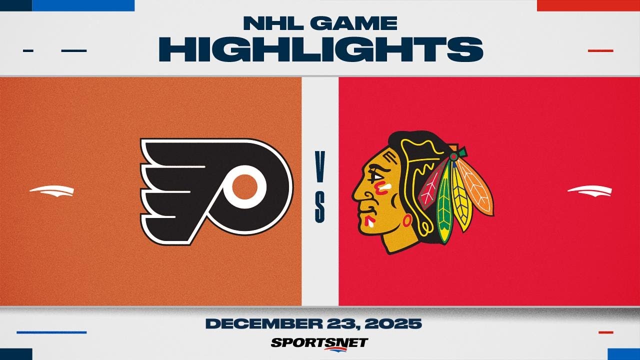 NHL Highlights | Flyers vs. Blackhawks - December 23, 2025