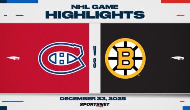 NHL Highlights | Canadiens vs. Bruins - December 23, 2025