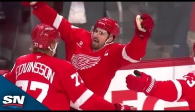 Dylan Larkin Rips A Wicked Overtime Wrister To Cap Red Wings' Comeback