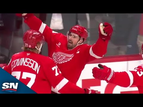 Dylan Larkin Rips A Wicked Overtime Wrister To Cap Red Wings' Comeback