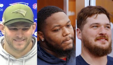 Garrett Bradbury, Milton Williams, & Ben Brown Address the Media | Patriots Press Conference