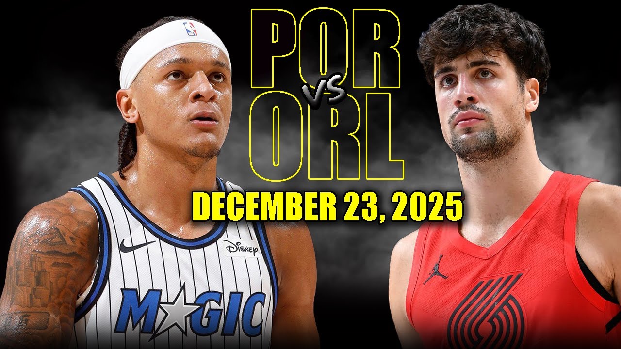 Portland Trail Blazers vs Orlando Magic Full Game Highlights – December 23, 2025 | NBA Season
