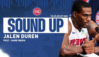 Post-Game Press Conference: Jalen Duren | Pistons vs. Kings | 12.23.2025