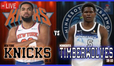 New York Knicks VS Minnesota Timberwolves LIVE Play-By-Play | Pre and Post Game Coverage!