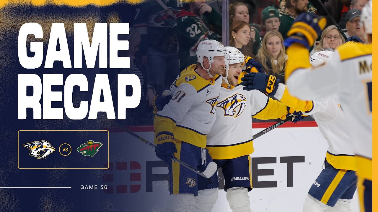 PREDS WIN: Game Highlights vs Minnesota Wild: Dec. 23rd