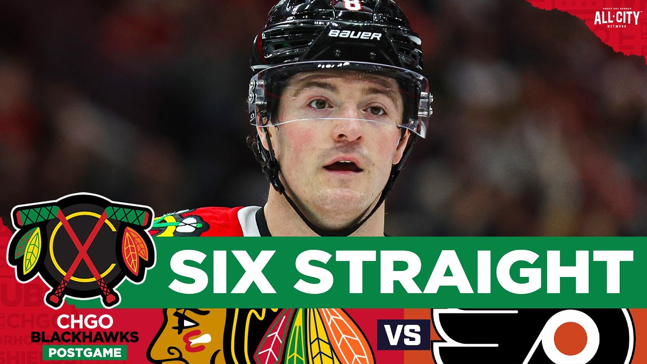BLACKHAWKS POSTGAME: Chicago's Losing Streak Hits SIX with Loss to Philadelphia | CHGO Blackhawks