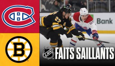 Canadiens vs Bruins | Faits saillants