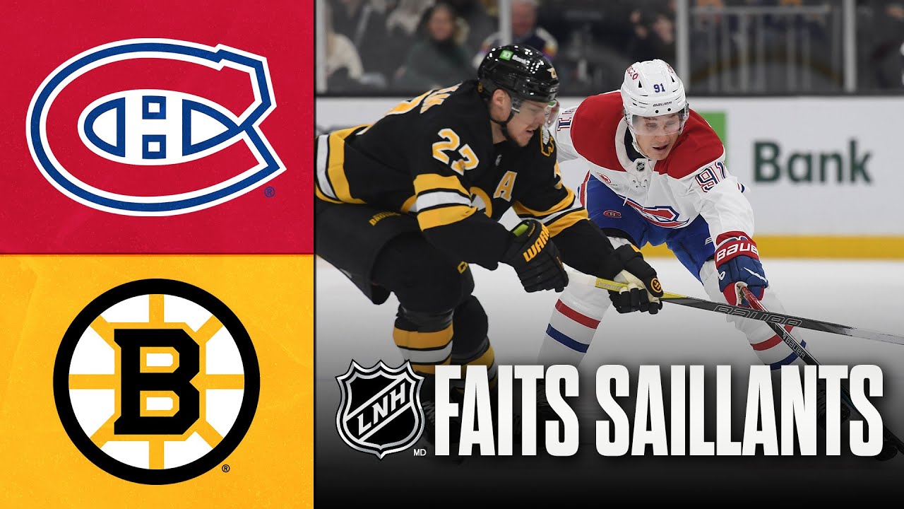 Canadiens vs Bruins | Faits saillants