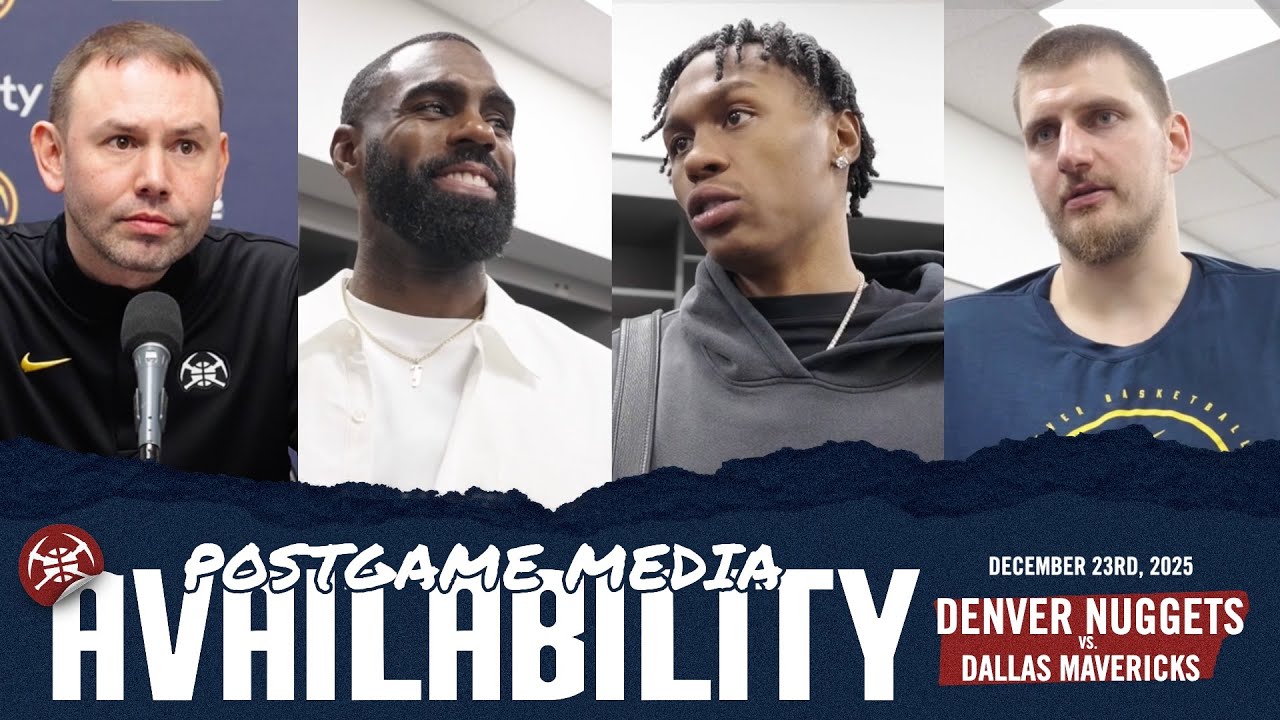 ALL Denver Nuggets Postgame Media vs. DAL🎙️