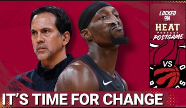 ROCK BOTTOM: Miami Heat STRUGGLE Deepens—Why Bam Adebayo & Offense MUST Change After Loss to Raptors