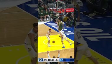 Johnny Furphy Scoops Up Loose Ball & Throws it Down in Transition