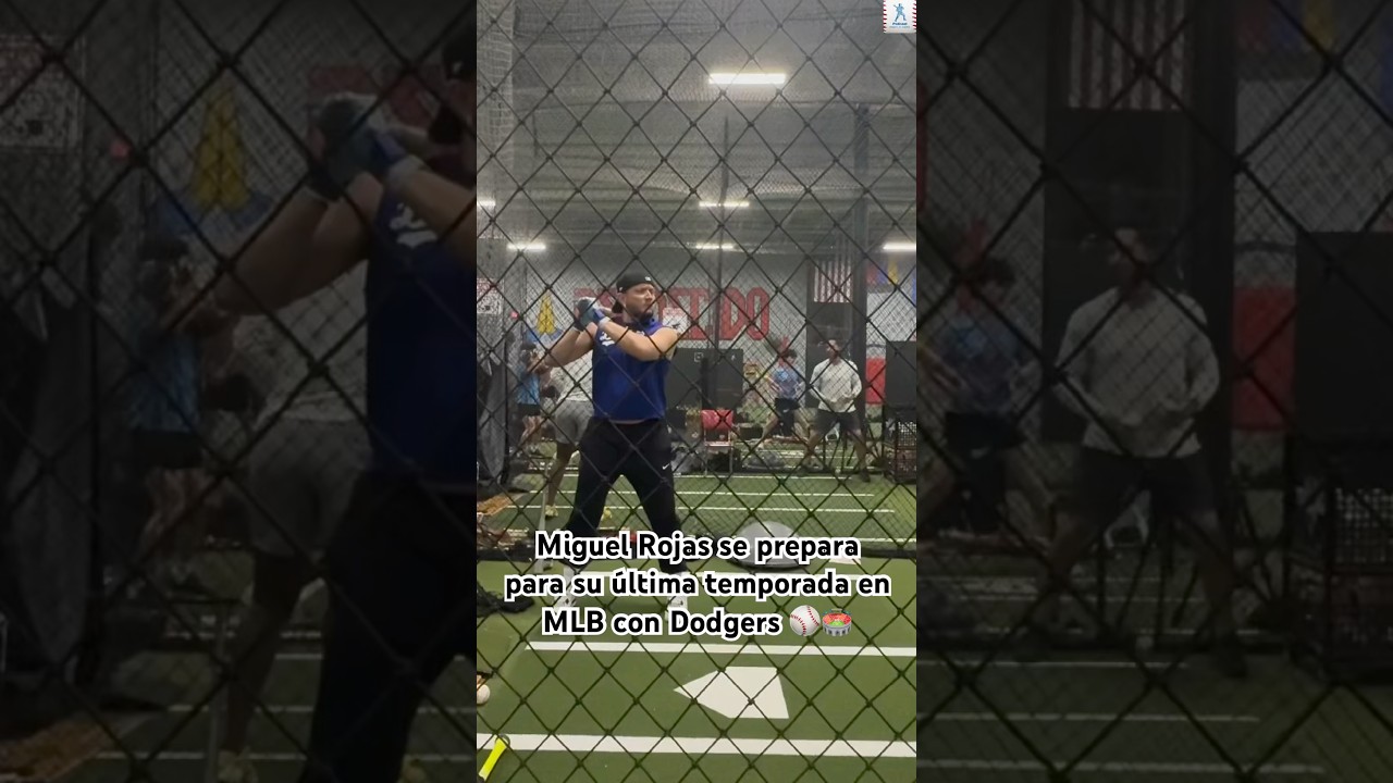 DODGERS: MIGUEL ROJAS se PREPARA PARA su ÚLTIMA TEMPORADA en MLB