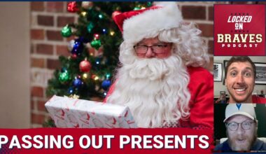 Christmas GIFTS for Atlanta Braves Players Handed out by Jake and Lindsay