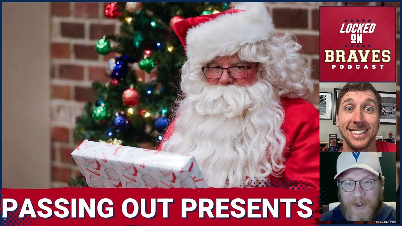 Christmas GIFTS for Atlanta Braves Players Handed out by Jake and Lindsay