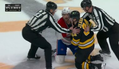 Josh Anderson Drops 🥊 Gloves 🥊 With Tanner Jeannot