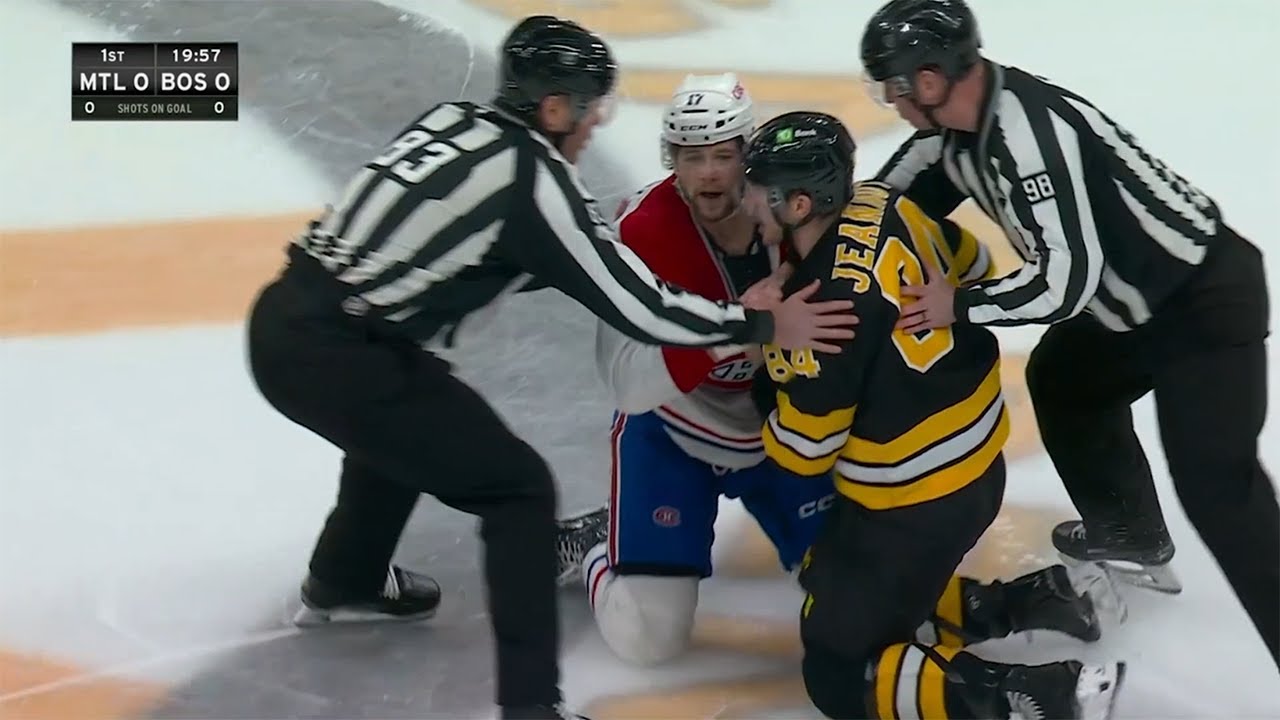 Josh Anderson Drops 🥊 Gloves 🥊 With Tanner Jeannot