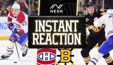 INSTANT REACTION: Bruins Lose 6-2 to Canadiens