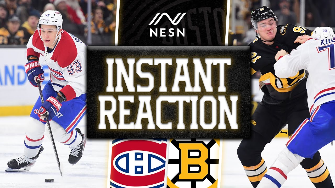 INSTANT REACTION: Bruins Lose 6-2 to Canadiens