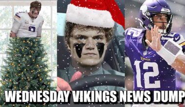 Minnesota Vikings News Dump (12.24.2025) | Christmas Eve, McCarthy Out, Brosmer Show