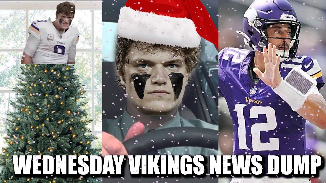 Minnesota Vikings News Dump (12.24.2025) | Christmas Eve, McCarthy Out, Brosmer Show