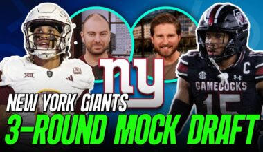 New York Giants 3 Round Mock Draft | PFF