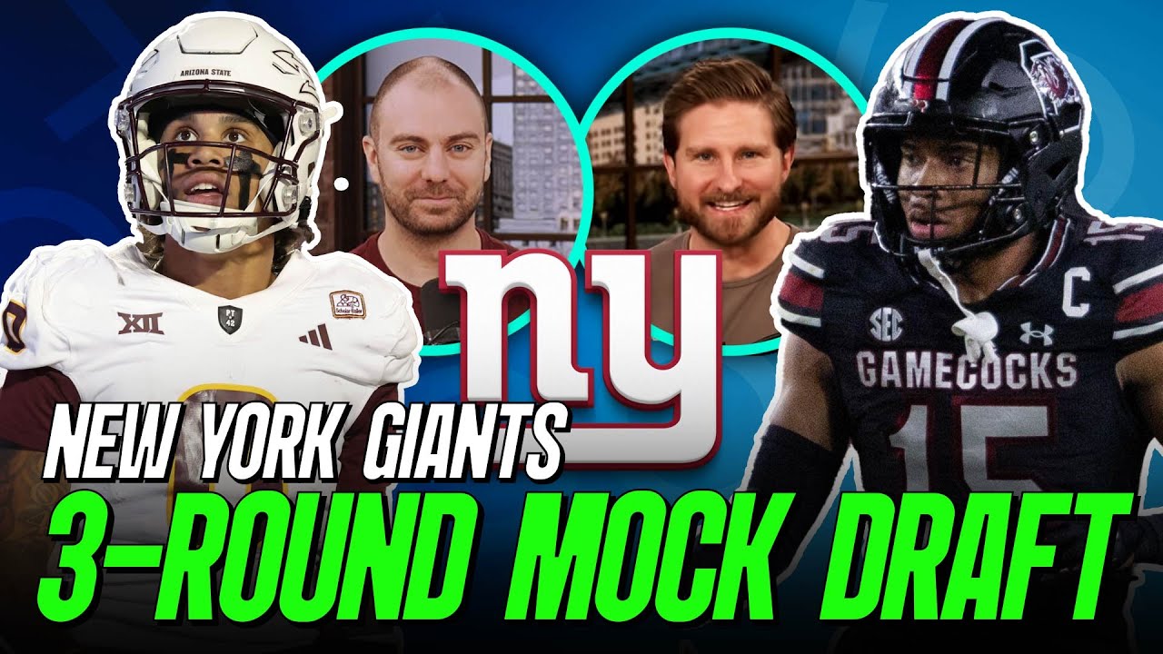 New York Giants 3 Round Mock Draft | PFF