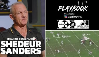 Breaking Down Shedeur Sanders Tape | Playbook with Merril Hoge | Pittsburgh Steelers
