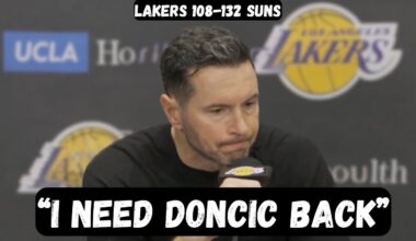 JJ Redick Postgame Interview - Los Angeles Lakers vs Phoenix Suns