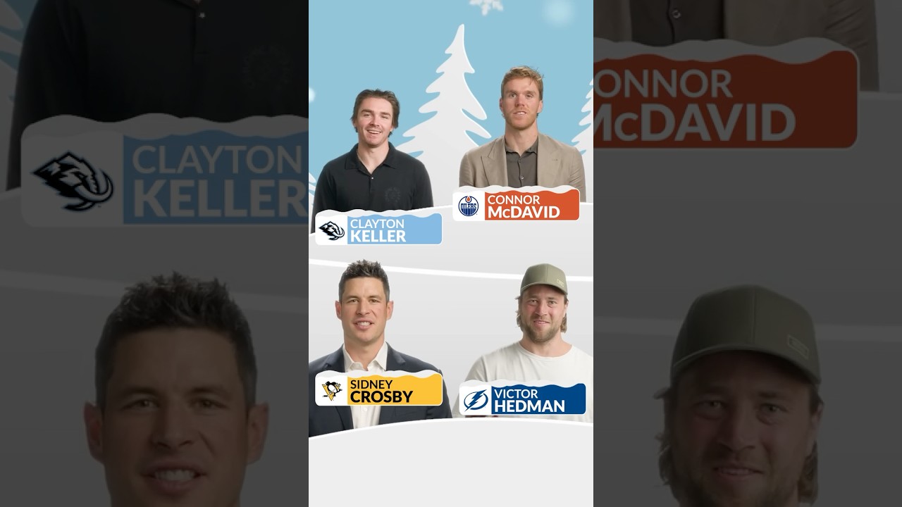 Happy Holidays from the NHL stars 🎉🎁