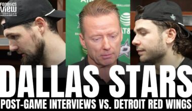 Glen Gulutzan, Jamie Benn & Mavrik Bourque Recap Dallas Stars OT Loss vs. Detroit, Christmas Outlook