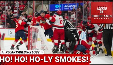 Ho! Ho! Ho-ly Smokes. Hurricanes lose 5-2 to the Panthers Heading into Winter Break