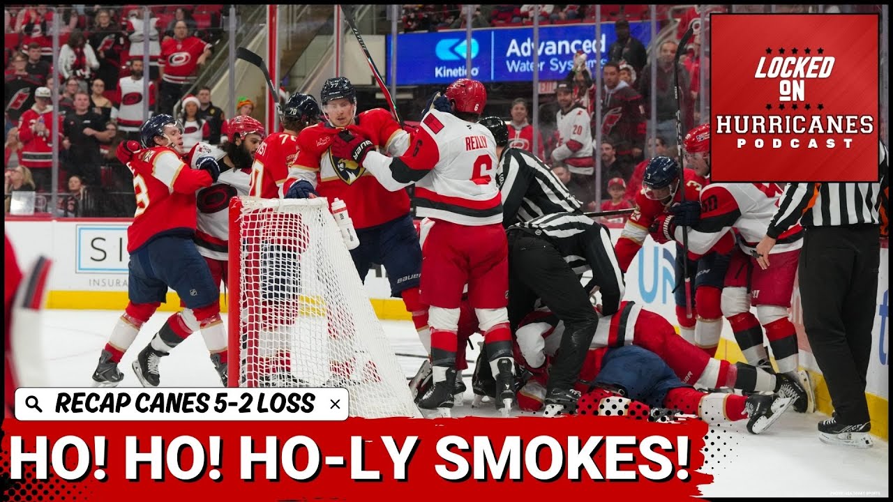Ho! Ho! Ho-ly Smokes. Hurricanes lose 5-2 to the Panthers Heading into Winter Break